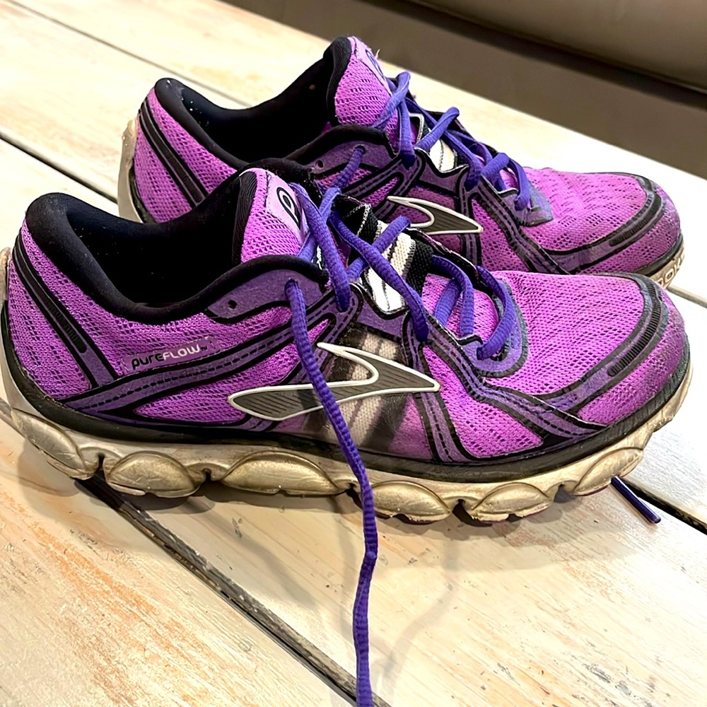 Brooks Women's Purple Running Shoes - PureFlow